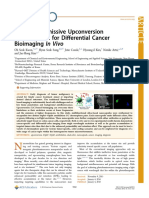 Dual-Color Emissive Upconversion Nanocapsules For Differential Cancer Bioimaging in Vivo