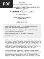 Merrill Lynch, Pierce, Fenner & Smith, Inc. v. Jack Bobker, 808 F.2d 930, 2d Cir. (1986)
