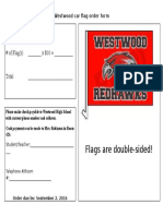 Community Car Flags Order Form 1