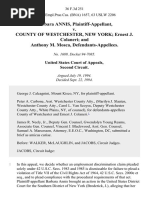 Barbara Annis v. County of Westchester, New York Ernest J. Colaneri and Anthony M. Mosca, 36 F.3d 251, 2d Cir. (1994)