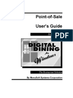 DigitalDiningPOS Manual