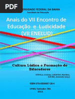 Cristina D'Avila, Marilete Cardoso e Antonete Xavier (Org.) - Cultura Lúdica e Formação de Educadores
