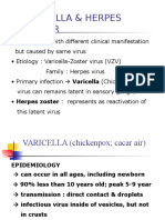 Varicella & Herpes Zoster