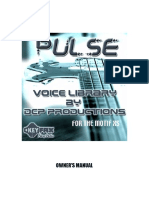 Pulse XS Manual