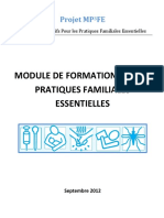 Guide de Formation sur les paratiques familiales essentielles