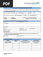 SCGH Health Information Access Form | PDF | Fee