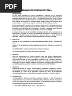 Diplomado en Gestion Cultural-propuesta