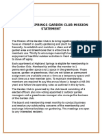 Highland Springs Garden Club Mission Statement