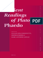 (Philosophia Antiqua 140) Sylvain Delcomminette, Pieter D'hoine, Marc-Antoine Gavray-Ancient Readings of Plato's 'Phaedo'-Brill Academic Publishers (2015)