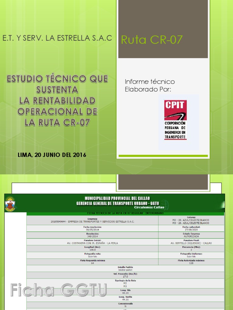 Presentación Ruta CrO7 PDF Lima Naturaleza