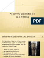 Aspecto Generales de La Empresa