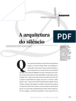 A Arquitetura Do Silêncio - Aguinaldo J. GonÃ§Alves
