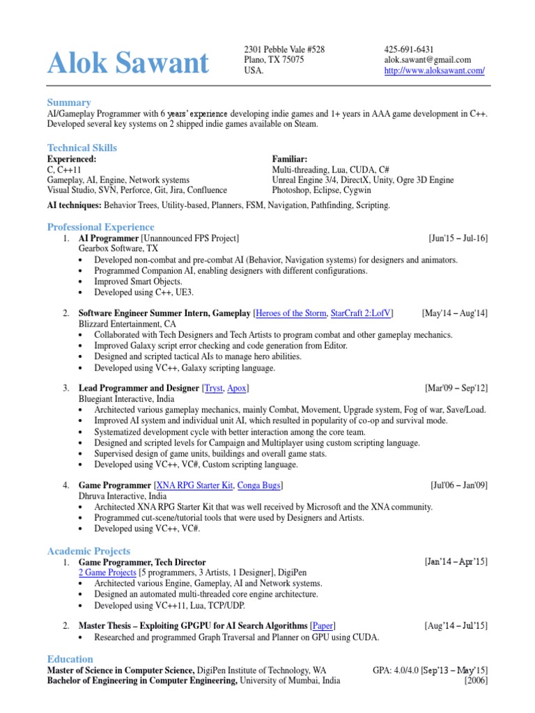 resume | Artificial Intelligence | Technology