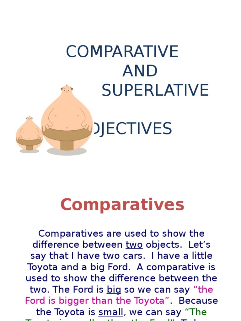 Grammar Guide: Comparatives & Superlatives | PDF | Linguistic Typology ...