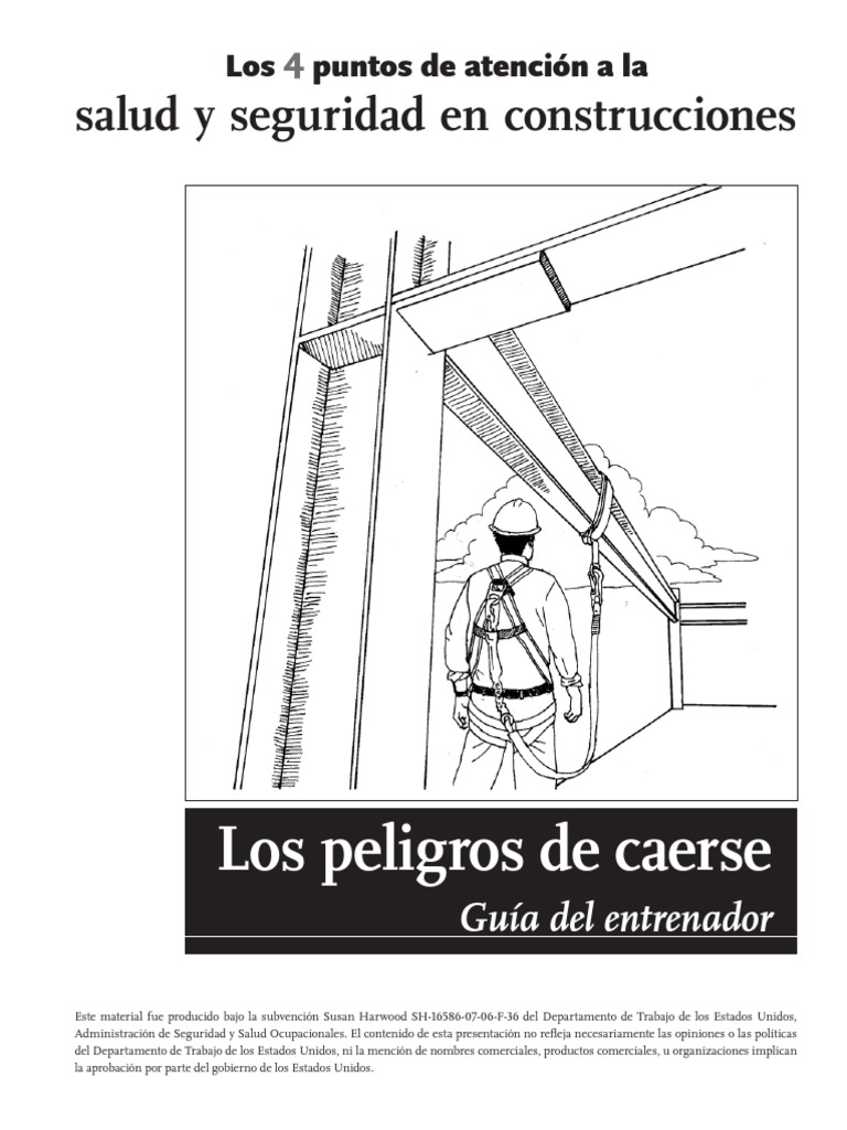 1 Fall Hazards Trainer Guide Spanish PDF | PDF