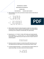 Algebra Lineal. Colección de Ejercicios II.