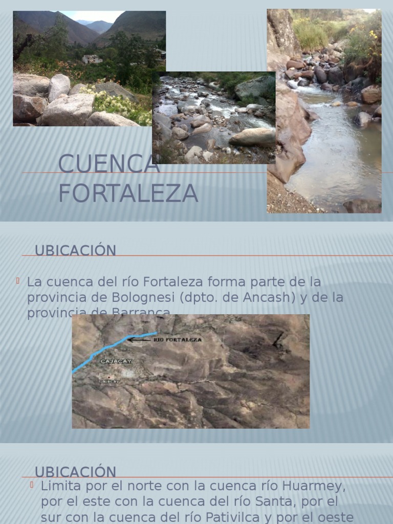 Cuenca del Río Fortaleza: Análisis Integral | PDF | Calidad del agua | Agua