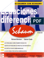 Ecuaciones Diferenciales Richard Bronson Coleccion Schaum Ccesa007