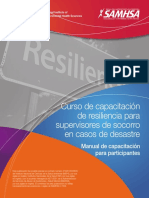 Curso para Intervención Con Resiliencia en Casos de Desastre