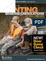 2016-17 Georgia Hunting Regulations