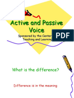 Active and Passive Voice