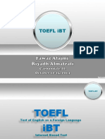 TOEFL IBT Speaking Session
