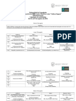 Calendario 8va Semana Cultural de La ENMSCHL