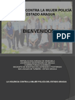 Presentación de TESIS Transgresión Contra Mujeres Policías en El Estado Aragua