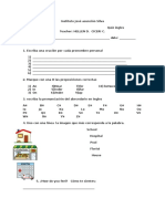 Instituto José Asunción Silva QUIZ INGLES 6