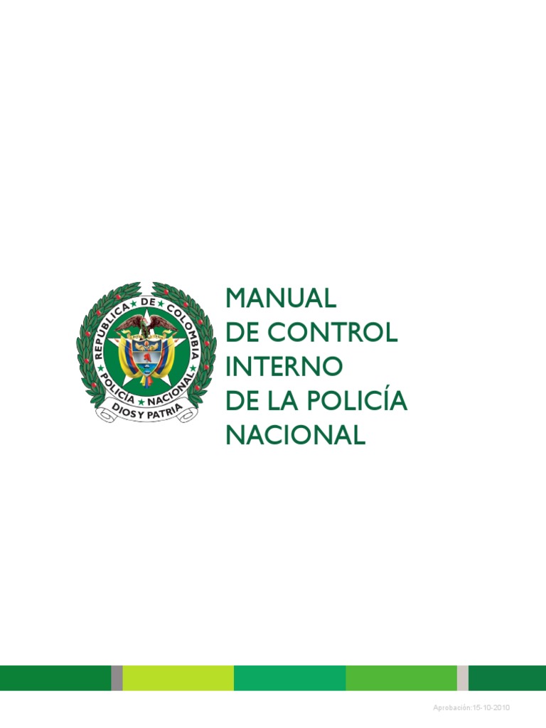 Manual de Control Interno Policía Nacional | PDF | Policía | Calidad ...