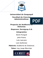 Auditoria TI Servigrup S.A