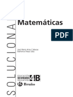 Solucionario Matemáticas 4º Eso (Bruño)