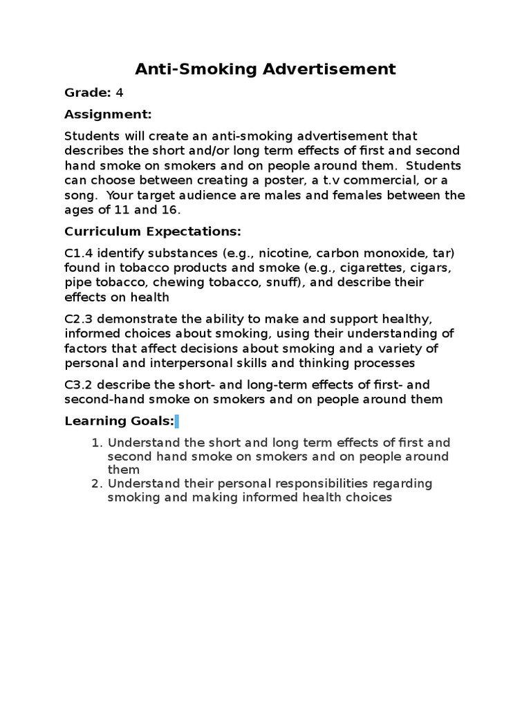 Argumentative essay on banning cigarettes picture