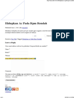 2hidupkan Ac Pada RPM Rendah PDF