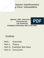 Analysis of Seismic Interferometry For Missing Trace Interpolation