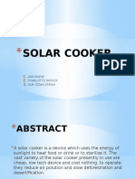 Solar Cooker: Ann Marie Charlotte Patrick Nur Izzah Atirah