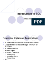 Introduction To SQL: Database Systems (IT-310)