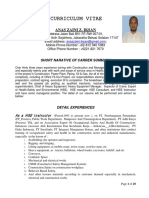 Curriculum Vitae Summary for Construction and HSE Professional