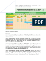 Jadwal Imunisasi