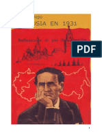 Rusia en 1931 Reflexiones Al Pie Del Kremlin PDF