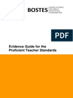 Proficient Teacher Evidence Guide - Published June 2014