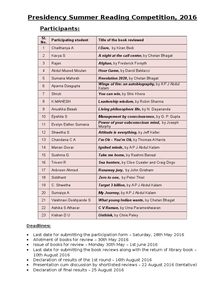Competition Notice | PDF