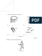 (A) Name The Forces Shown in Diagram 1.1