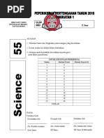 Soalan peperiksaan pertengahan tahun Sains tingkatan 1 