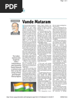 Vande mataram