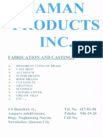 Jaman Products Incorporated PDF