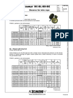 Technical Bc-Bl-Bd-Be Sheet: Sheaves For Wire Rope