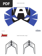 DM Avenger Captain America Mask Printable 0910 FDCOM