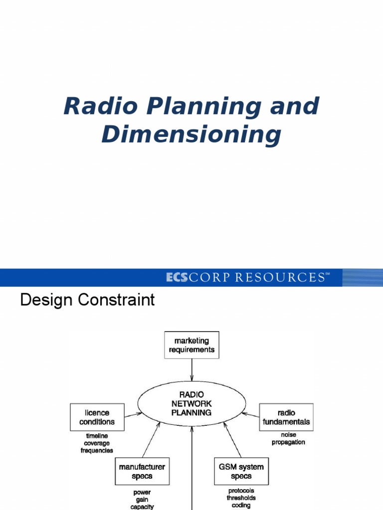 Radio Network Planning and Dimensioning | PDF | Radio Propagation ...