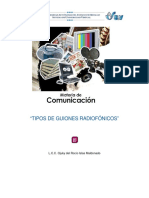 Tipos de Guiones de Radio PDF